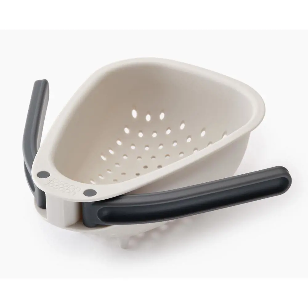 Joseph Joseph Droplet Mini White Colander with Folding Handle